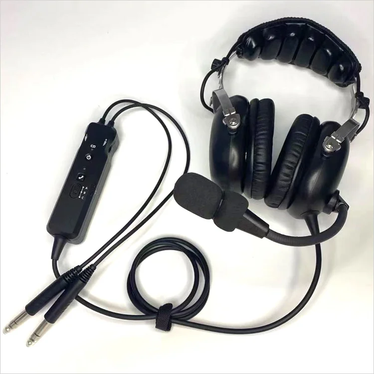 Professional Aviation headset with ANR & Blue-tooth for pilot