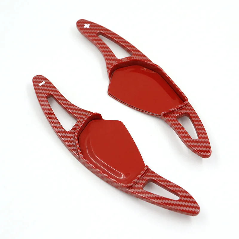 2pcs ABS Car Sports Shift Paddle Shifter For Skoda Octavia A8 MK4 ENYAQ IV RS VRS 2020 2021 2022 2023 Karoq Kodiaq Wheel Sticker