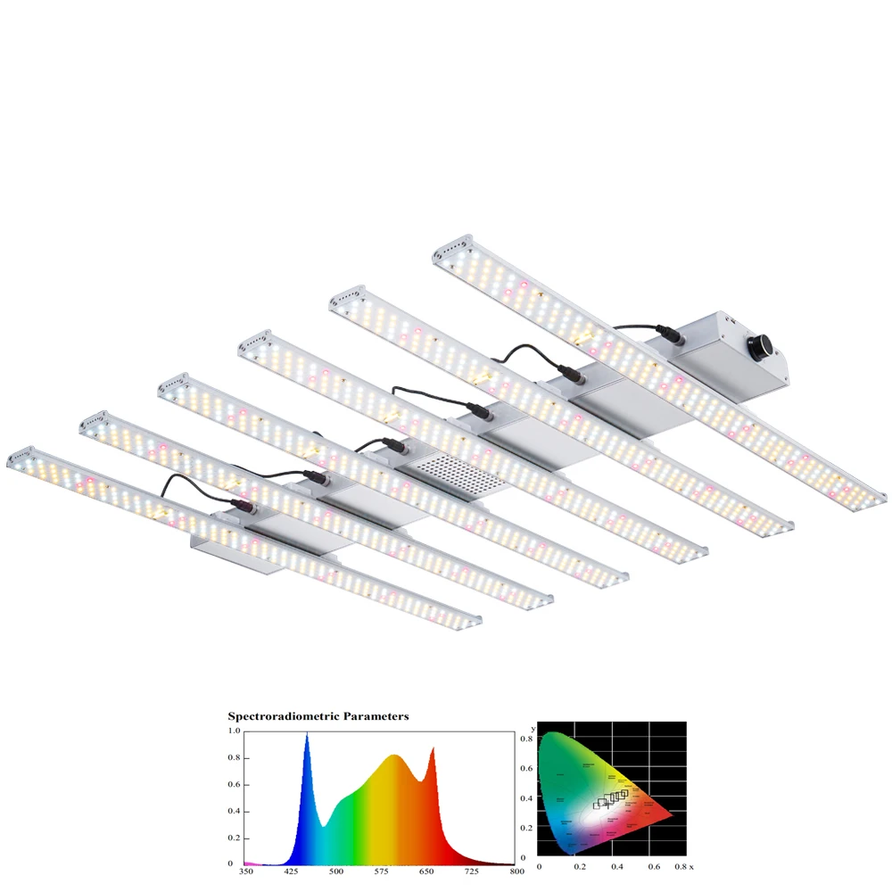
Gbeing hot selling dimmable with knob dimmer 6 bar apollo 400w led grow light 