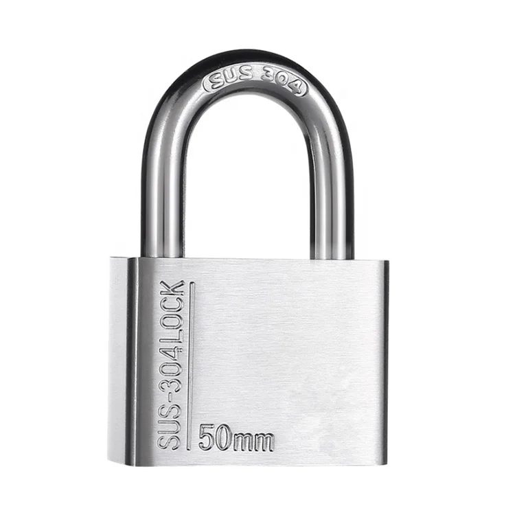 Manufacturer Waterproof Door Lock  and key for Home Security 304 stainless steel locks gate lock door