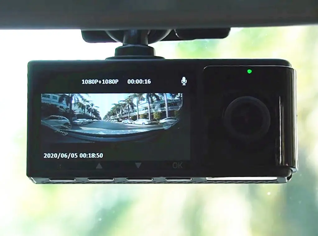 Customization New Design 1080P Sony Sensor 3 Camera Dash Cam Triple Lens Car Camera 3 Lens Dash Camera