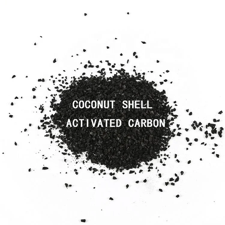 granular activated carbon coconut shell charcoal Black particles water treatment coconut shell activated carbon