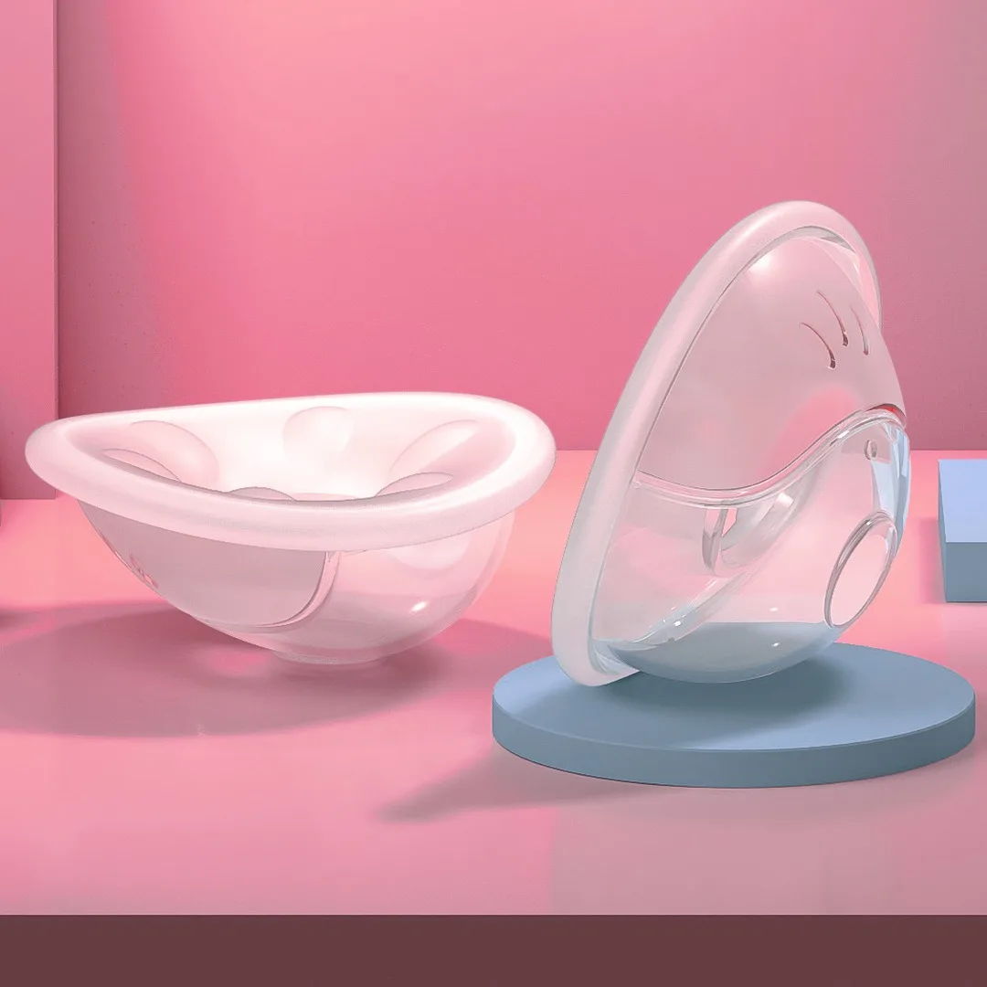 New OEM Manufacture Reusable Maternity Nursing pad Silicone Breastmilk Storage Collection Collector Shells