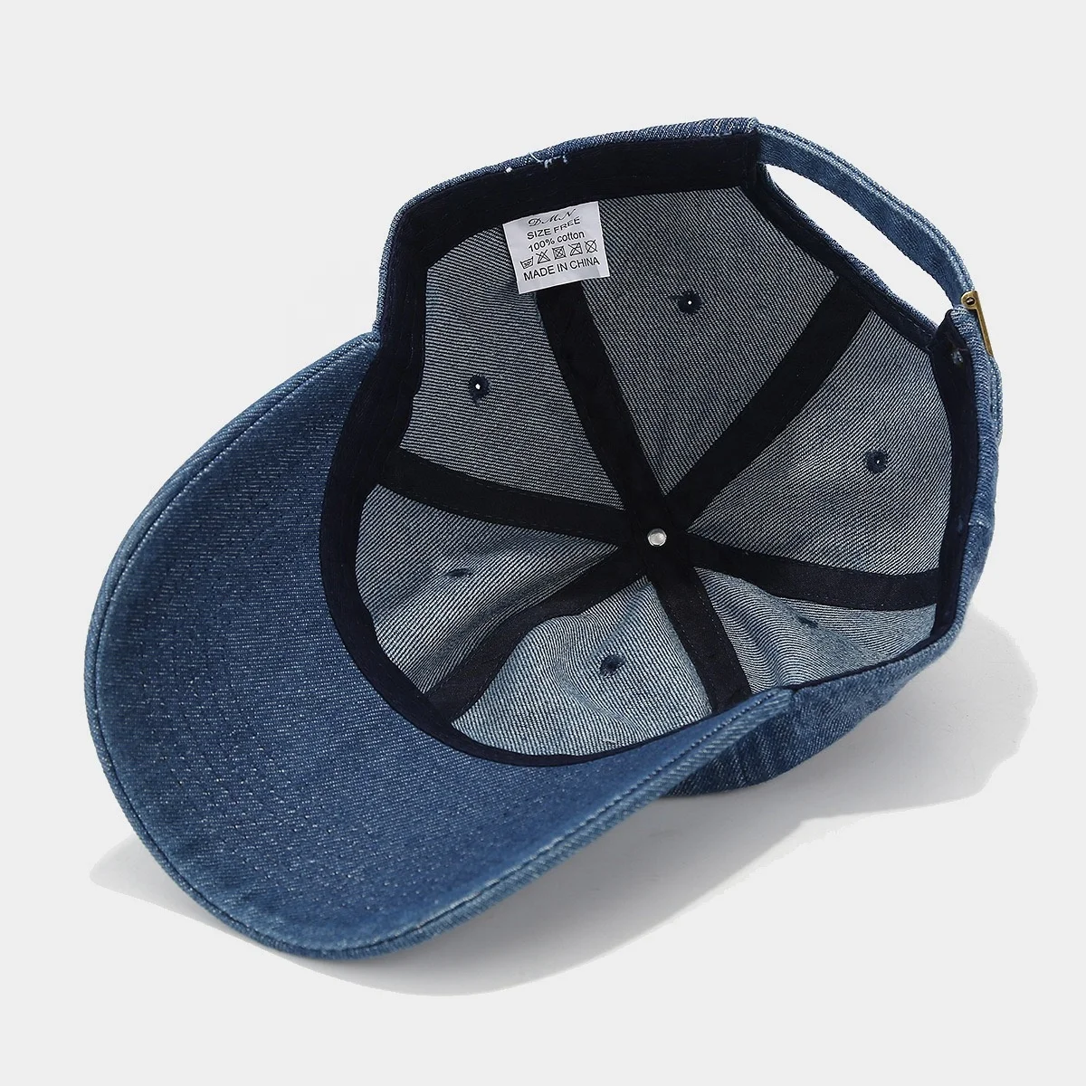 Vintage Solid Faded Denim Baseball Cap Fashion Street Causal Dress Summer Spirts Sun Hat