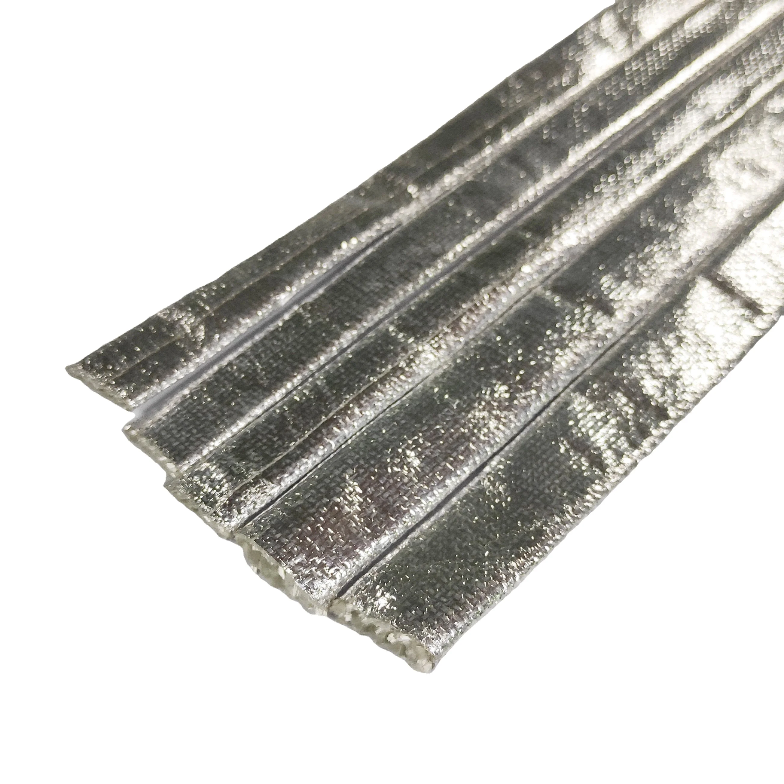 High abrasion resistance insulated electrical wire aluminum foil fiberglass sleeve