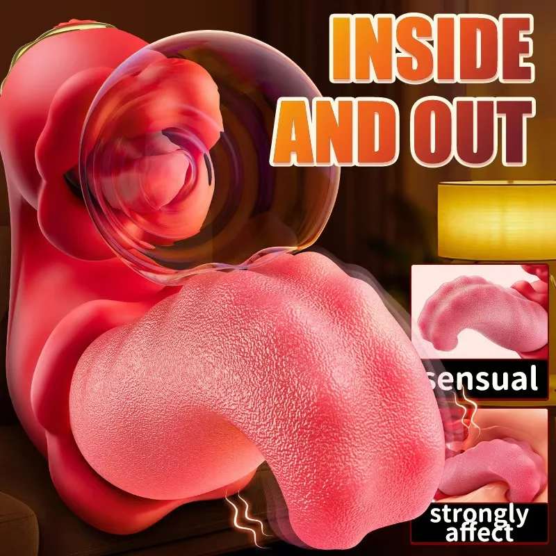 Tongue Swing for Ultimate Pleasure Adult Sex Toys Games and Couple Fun Clitoral G Spot Stimulation Vibrator  Rose Toy for Women