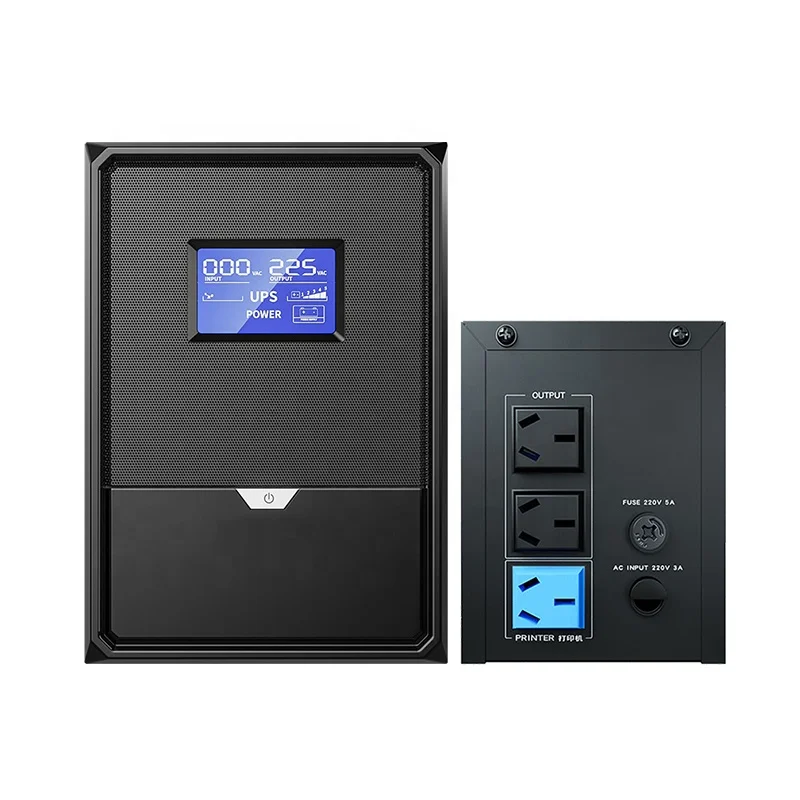 Manufacturer Backup Emergency Power 600W 200v Online UPS Uninterruptible Power Supply
