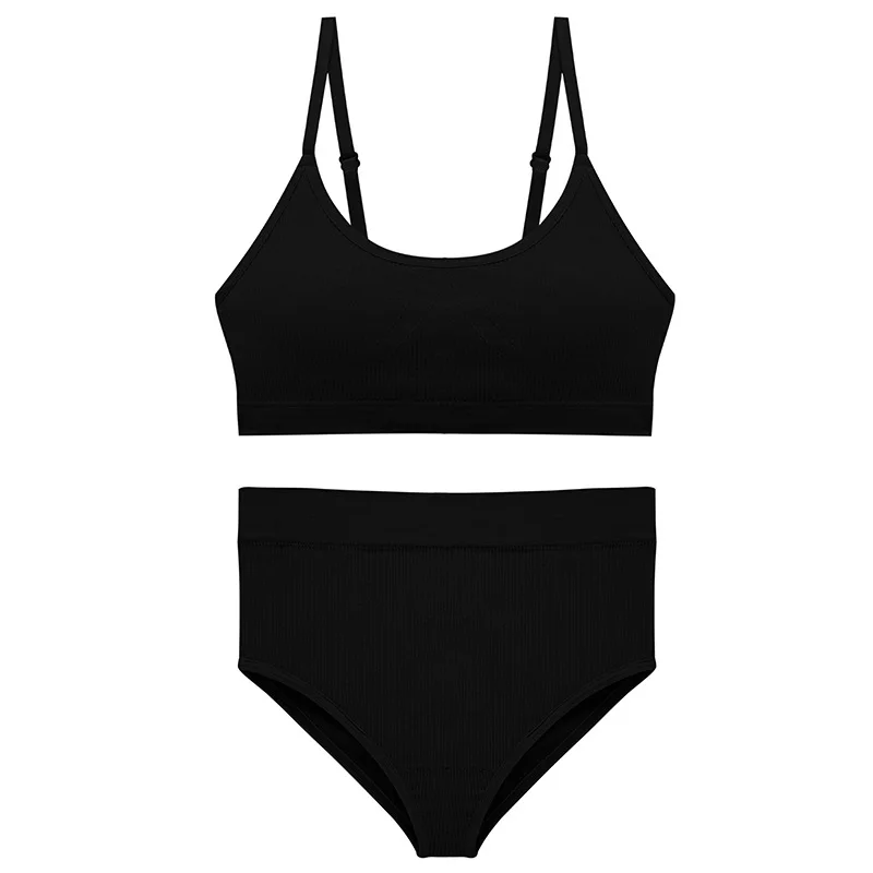 US2302 Dropshipping Bralette A B Small Cup Women Seamless Sets Push Up Sexy Bra And Panties