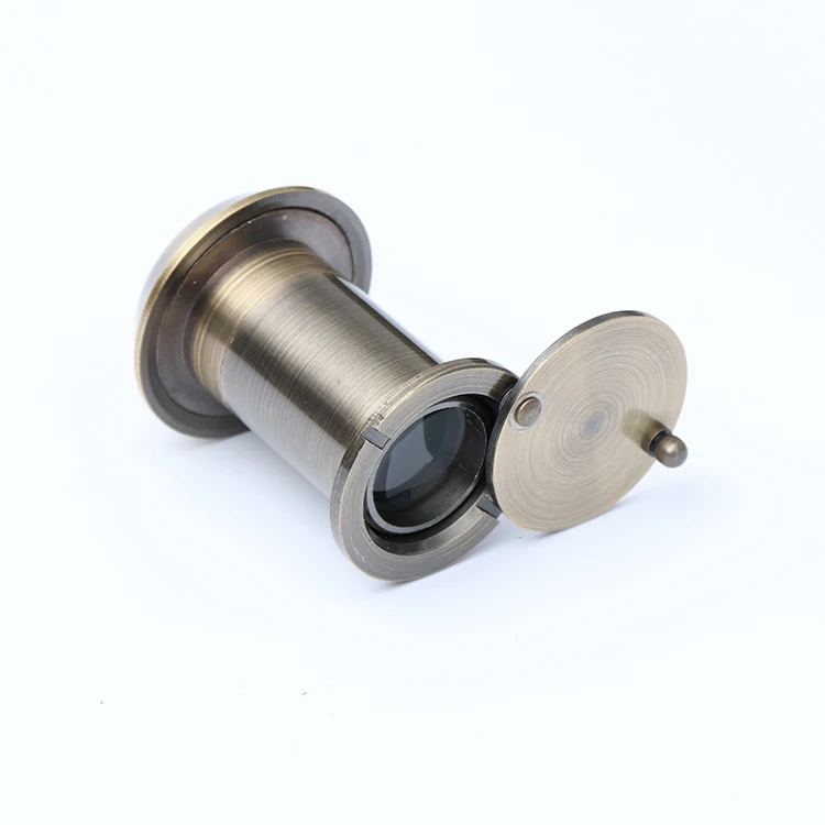 Best 200 Degree Custom Smart Reverse Digital Wide Angle Entry Brass Peephole Door Viewer With Cover