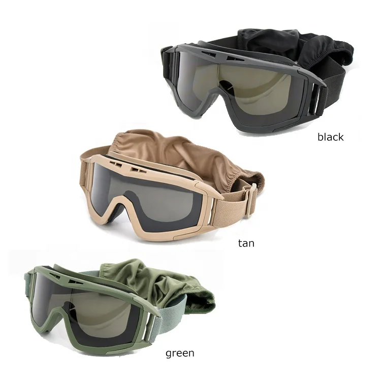 Wholesale Tactical Goggles Outdoor Desert Locust Windproof Anti-fall Special Tactical Glasses Hunting For Men