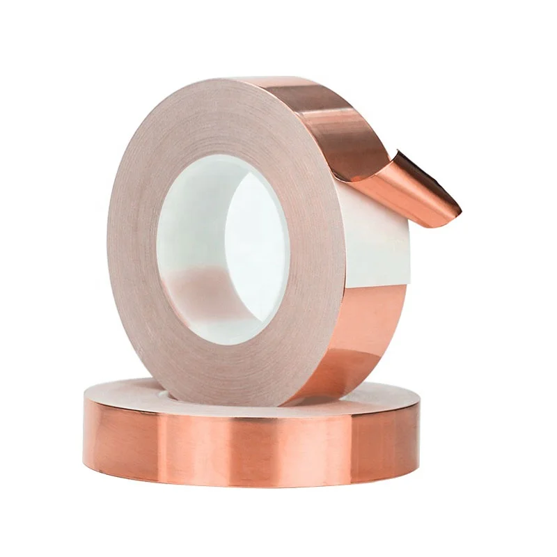 
Mileqi 0.1mm thick 1182 conductive copper foil tape with conductive adhesive for soldering jewelry, transformers 