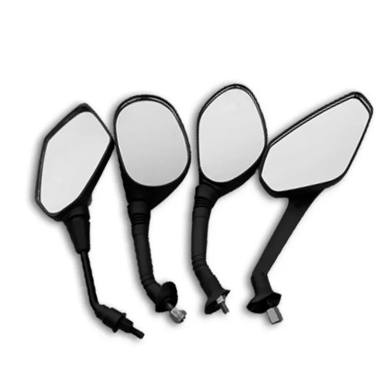Wide convex mirror rearview mirror of motorcycle