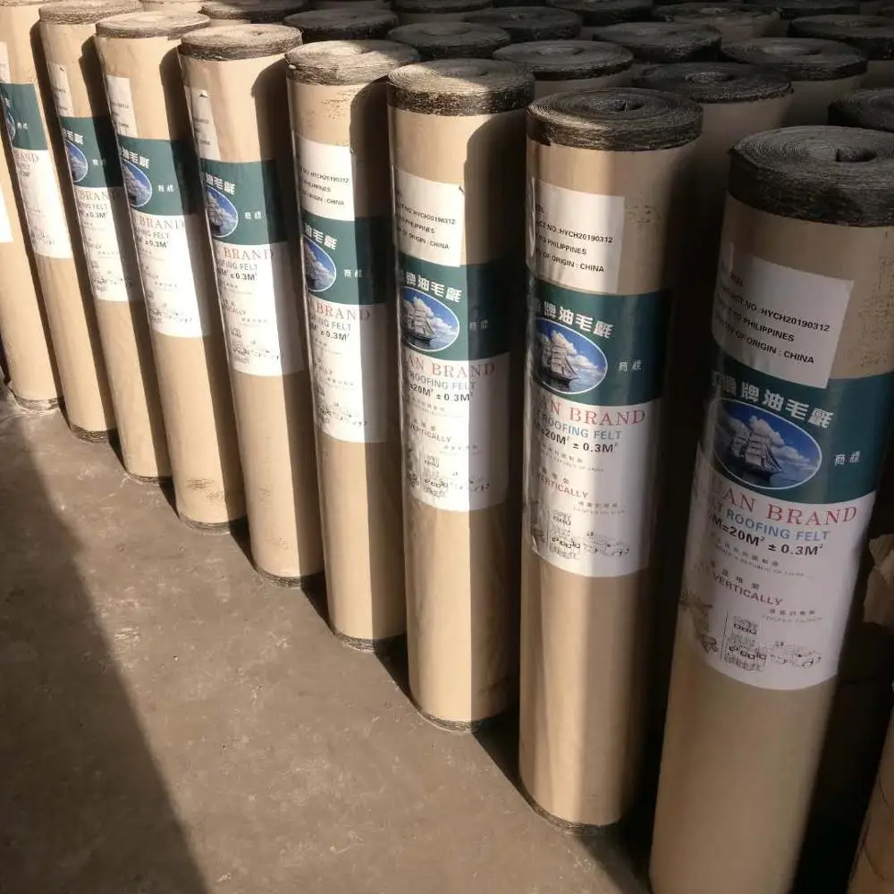 paper base petroleum Asphalt roofing felt