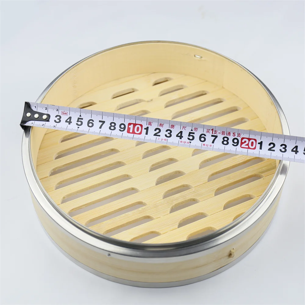 Artisanal Bamboo Steamers in Various Sizes  2 Tier Design for Culinary