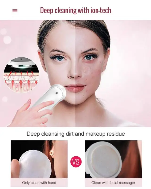 m 2022 best selling product Intelligent Microcurrent Galvanic Facial Massager Ems Massager Skin Tightening Ion Induction Machine