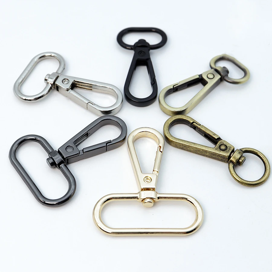 1.6cm 2cm 2.5cm 3.2cm 3.5cm Metal Bags Strap Buckles Lobster Clasp Collar Carabiner Snap Hook DIY KeyChain Bag Part Accessories