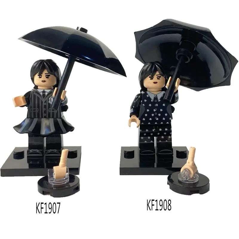 Super MOC Popular Adams Wednesday TV Movie Science Fiction Villain Building Block Kids Classic Model Bricks For Toys Figures