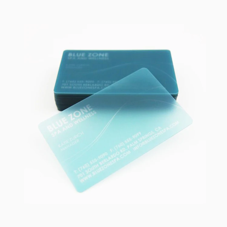 Hot Sale Cheap Custom Oem Transparent Card Printing Plastic Clear Pvc Business Cards With Your Own Design (60537388209)