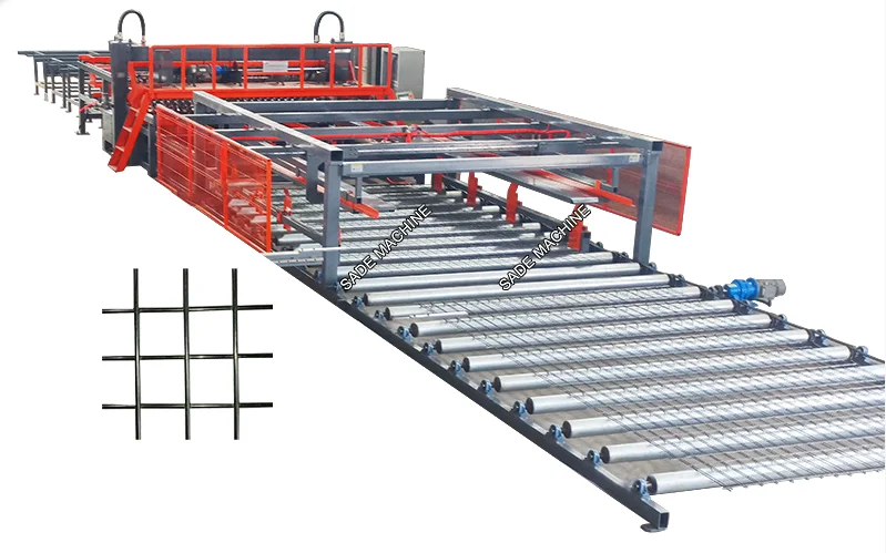 PLC Automatic 5-12mm pneumatic reinforcing wire mesh welding machine