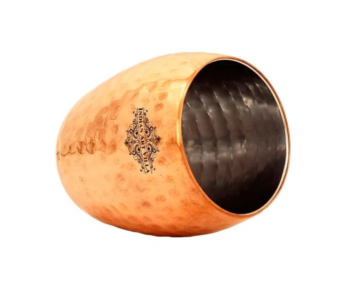 BEAUTIFUL HAMMERED MOSCOW MULE COPPER MUG COPPER MUG FOR AYURVEDA HEALTH BENEFITS TRADITIONAL DESIGN MIRROR POLISHED MUG