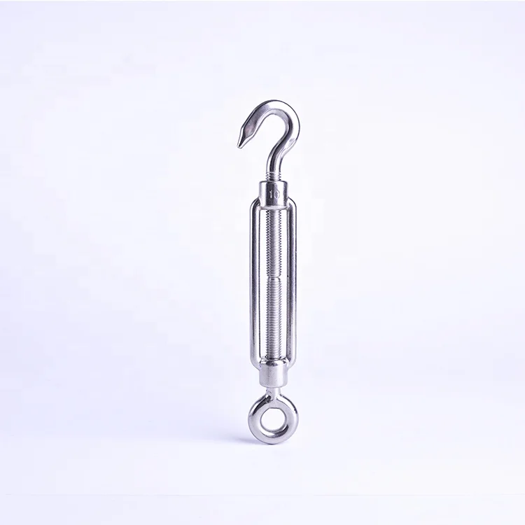 Cheap DIN1480 Standard Stainless Steel Wire Rope Turnbuckle Fastener with Eye&Eye and Eye&Hook and Hook&Hook