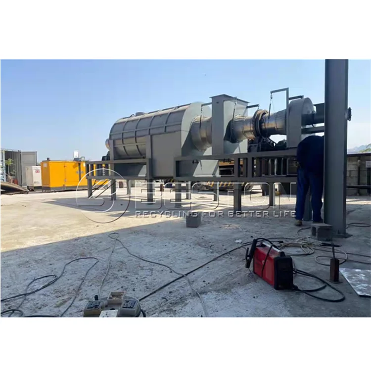 Beston Group Continuous Biomass Carbonization Furnace Rice Husk Charcoal Making Machinery