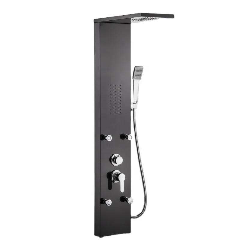 2024 New products hot water heater shower panels commercial acrylic