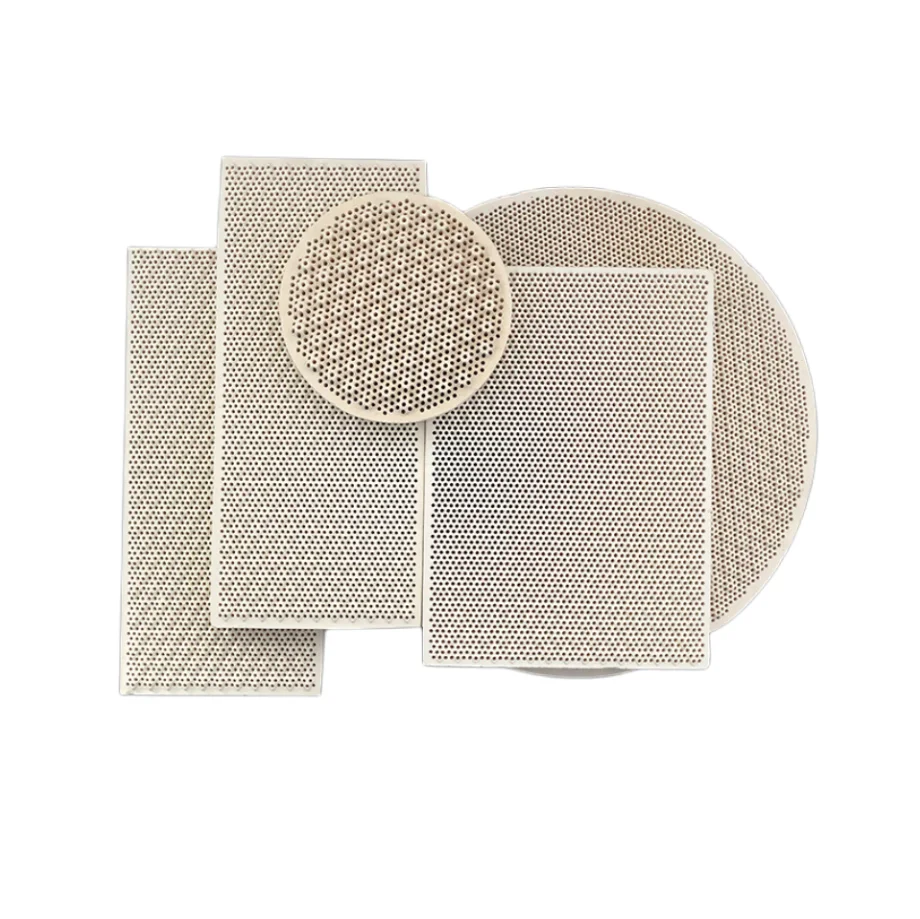 Industrial Cordierite Infrared Honeycomb Ceramic Plate 200*143*13MM for Gas Oven with Cutting and Moulding Processing Services