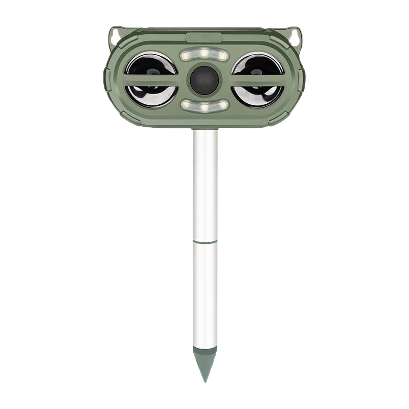 Dayoung Outdoor Infrared Sensor Multifunctional Waterproof Solar Powered Animal Repeller For Dogs Cats