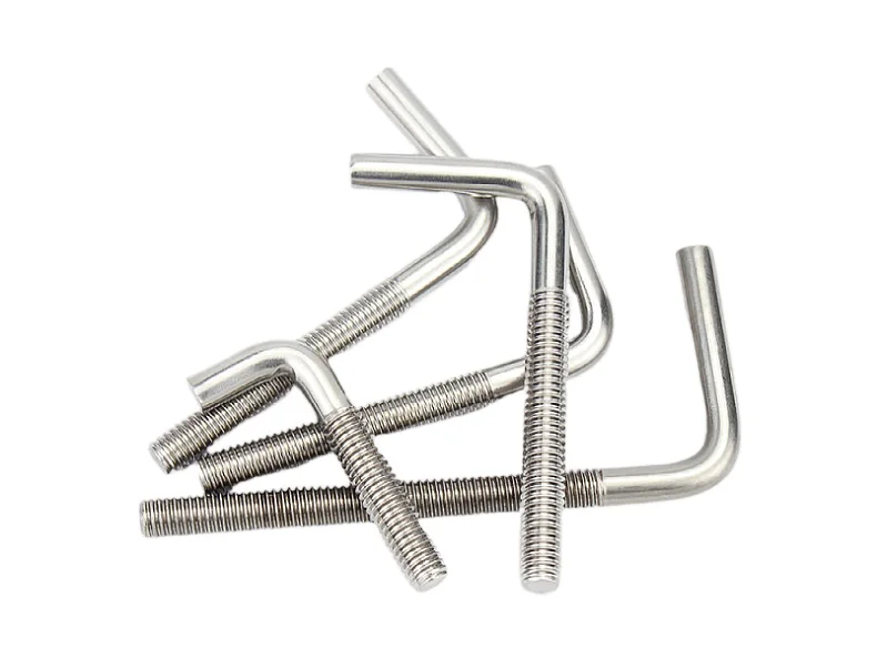M 6 M 8 M 10 Stainless Steel 304 Square U L J Shape Bolt With Hex Nut And Base Plate Stainless Steel Bolts Manufacture