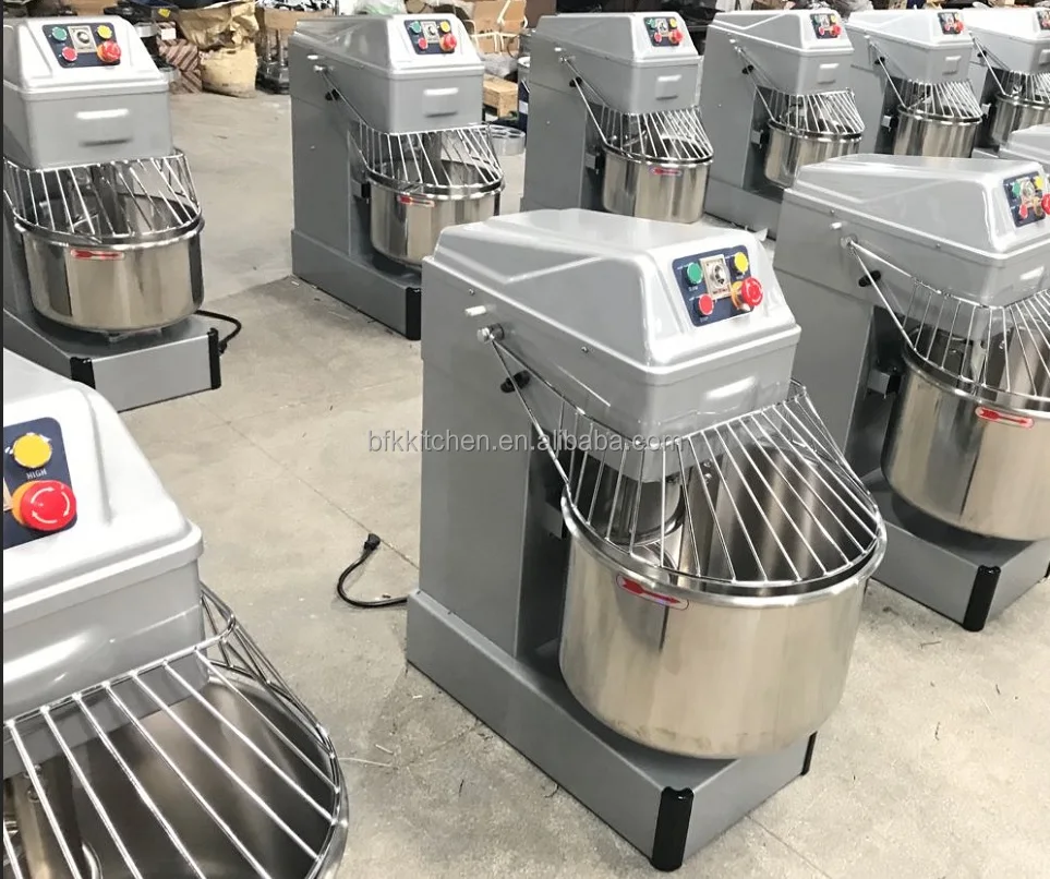 64L 25KG food mixers spiral dough kneeding mixer 8kg to 100kg capacity dough mixing machine  for sale