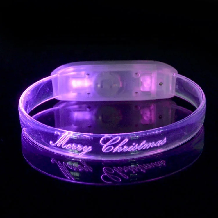 Best Selling Cheap Items 3 Flashing Modes LED Slap Glow Bracelet For Camping