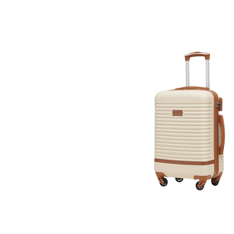 Factory Custom 3-Piece Luggage Set Unisex ABS Hardshell with TSA Lock Spinner Wheels PP Material Carry-on Suitcase Travel Bags