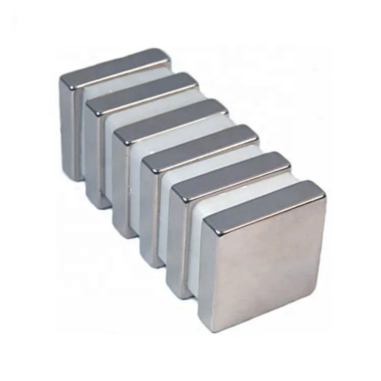 N52 N54 M H SH UH Neodymium -Iron-Boron Bar Custom Magnet Block Ndfeb Powerful Strong for Motor