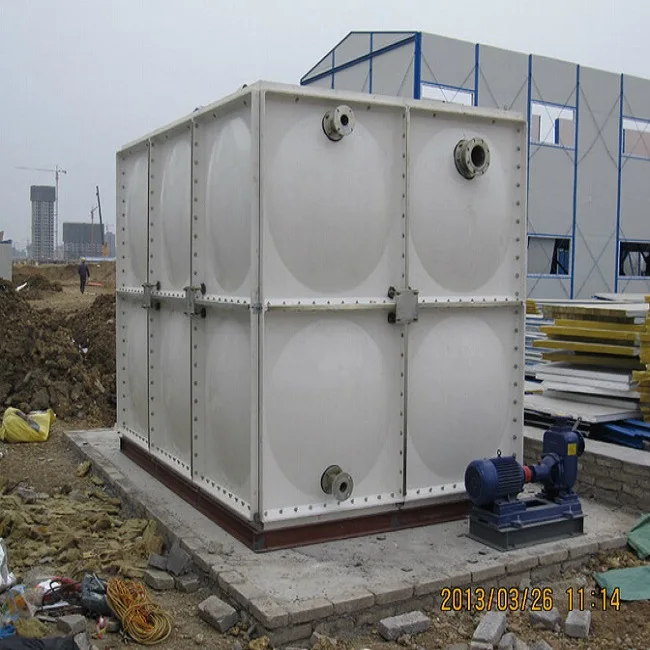 500 Cubic Meters Container Loaded  Big volume FRP Panels Boted Assembled Storage Tank