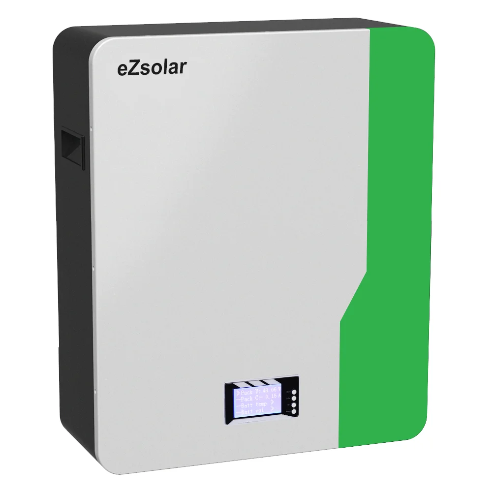 eZsolar Wall Lithium batteries 5.12kwh 100ah Hybrid Battery Pack 48v 51.2v Lithium Ion Battery Energy Storage