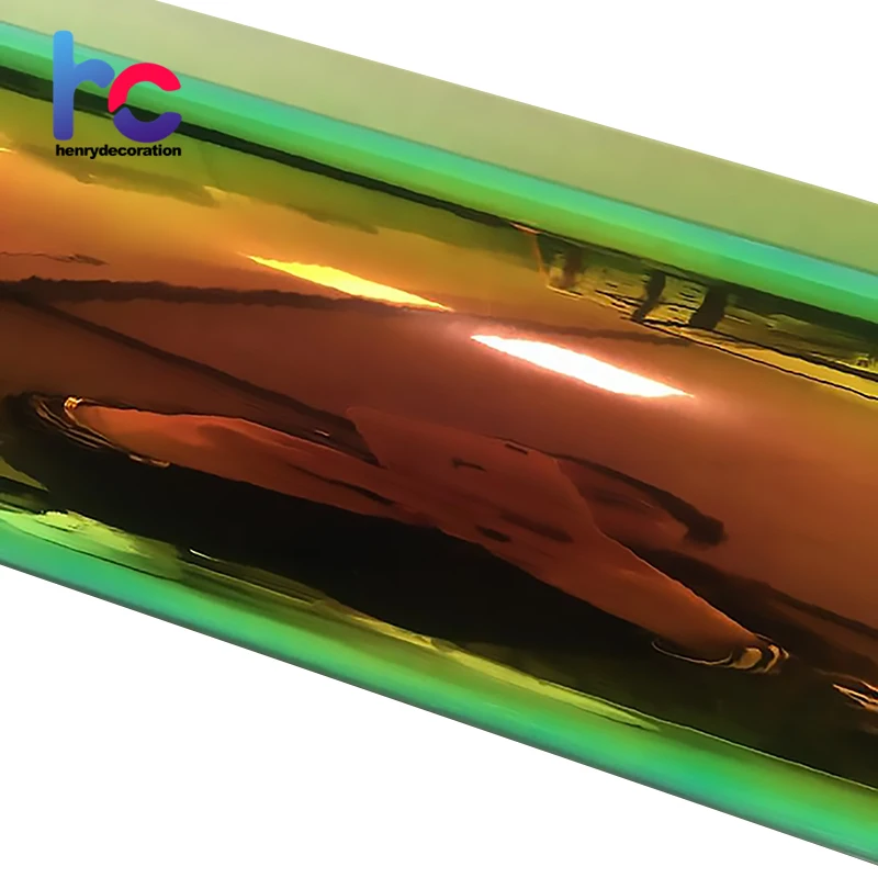 New Style Laser Rainbow Chrome Mirror Holographic Car Wrap Vinyl