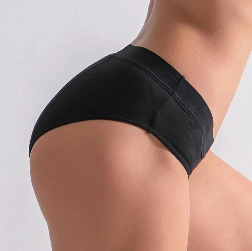 4-Layer Leakproof Women Panties Menstrual Underwear Period Absorbtent Bamboo Heavy Absorbency Briefs