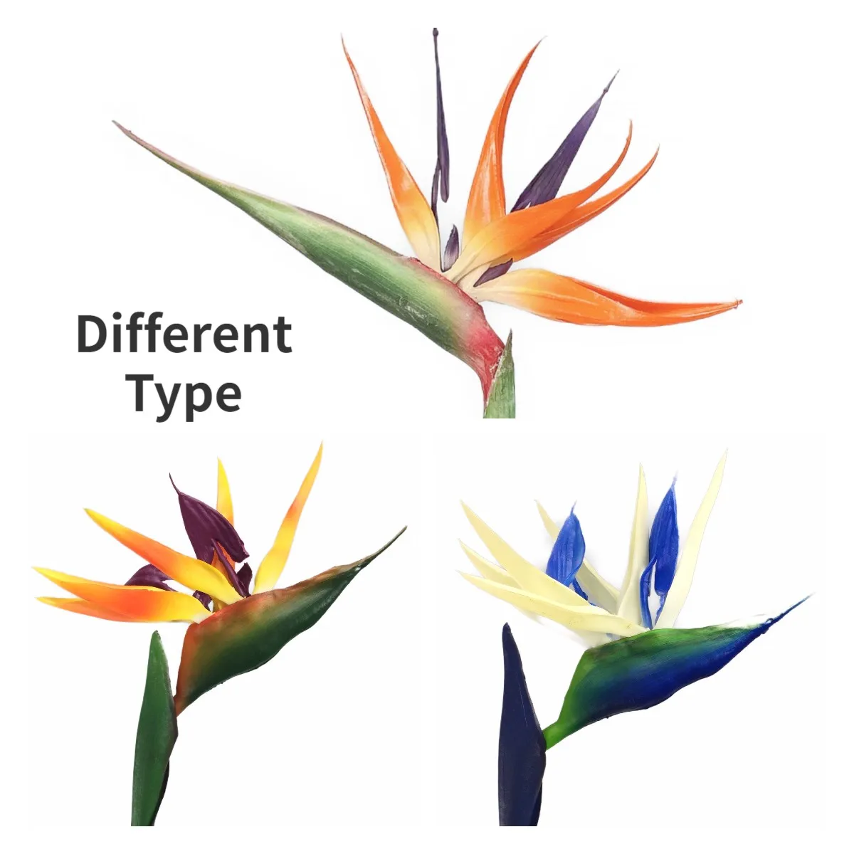  Искусственный цветок птица рая для украшения дома оптовая продажа с фабрики