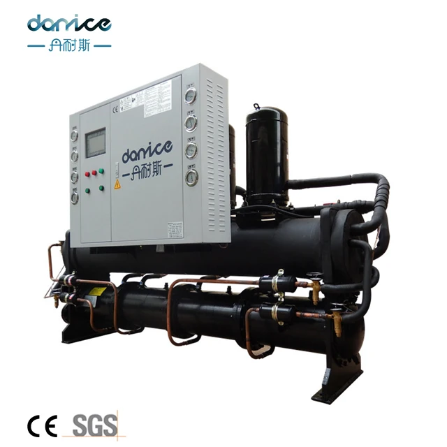 Tunisia Industrial Solenoid Valve Water Cooled Screw Chiller Created in China 2021 Most Cost-effective 40 Ton Chillers HXC 50hp