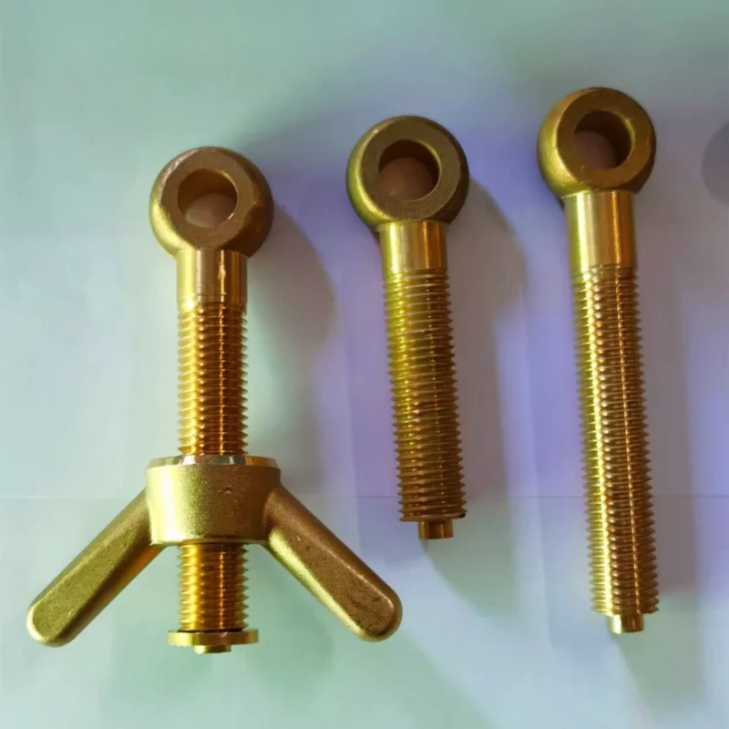 IMPA 692401 Grade 8.8 High Quality Brass Wing Bolt With Nut