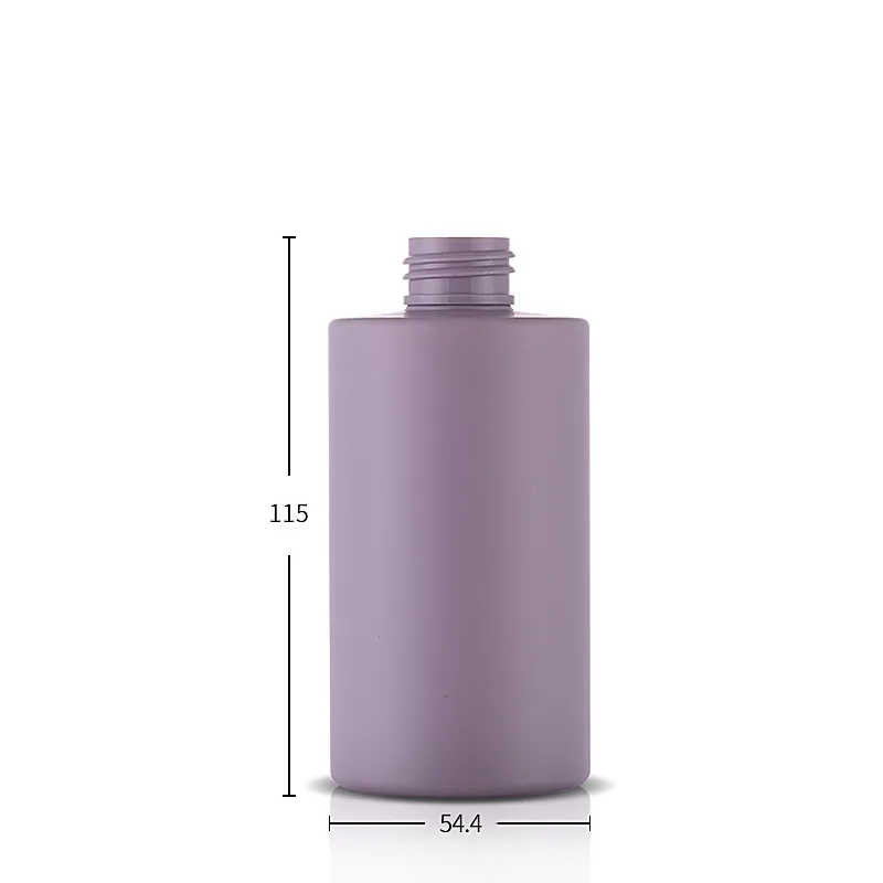 Custom Color Lotion Pump Bottle Recyclable PET Plastic Cosmetic Conditioner 500ml  Shampoo Bottle