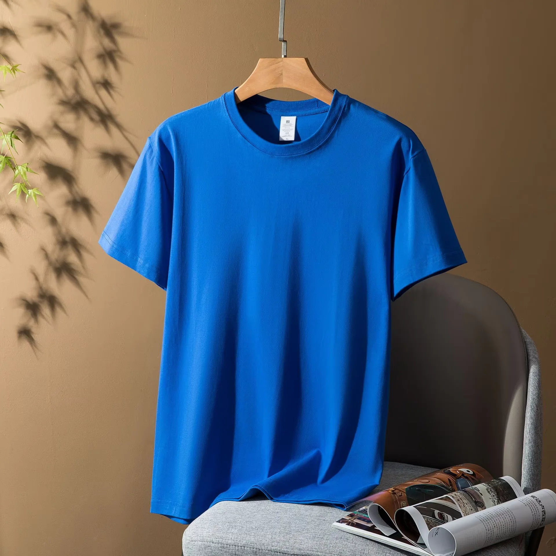 Quality man tshirt 2022 Wholesale tshirts 210gsm cotton custom 210 gsm cotton t shirt t-shirt