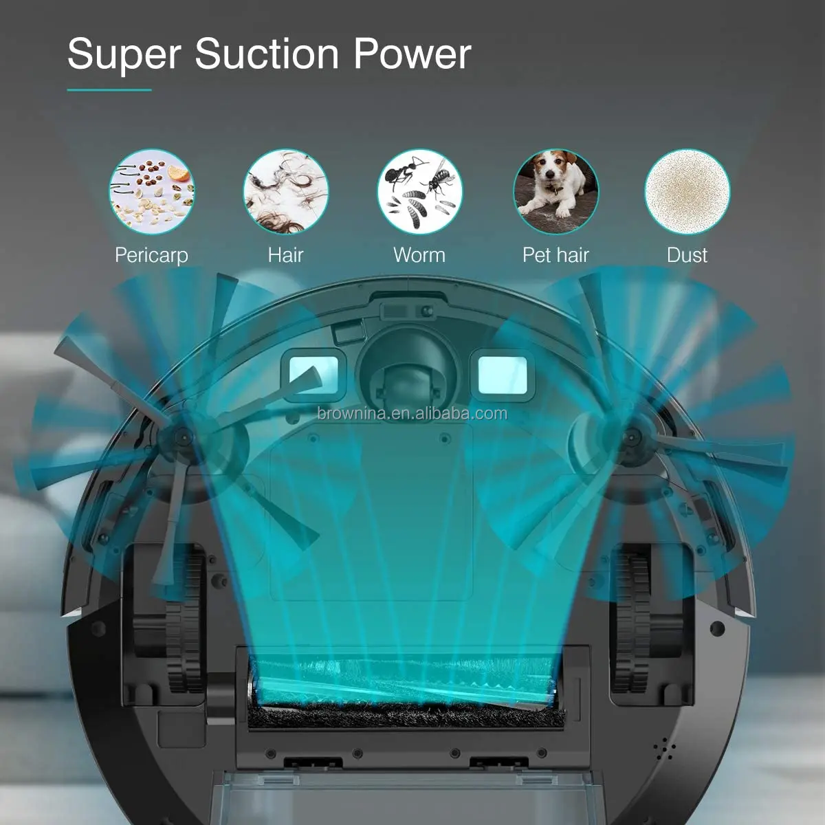 2022 Hot sales China Manufacturer Staubsauger Robot Vacuum Cleans Stairs with Remote