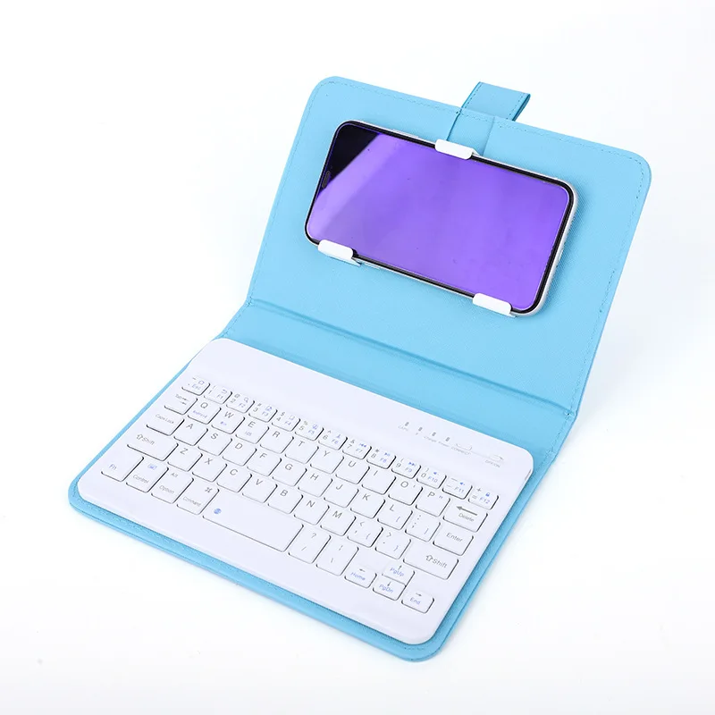 Новое поступление кожаный защитный чехол для клавиатуры с держателем для Android планшета/Android мобильного телефона клавиатуры Чехол
