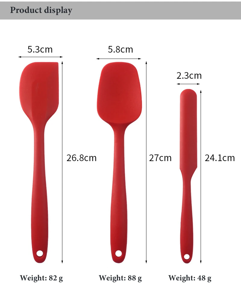  Silicone baking equipment cake tools set 6pce pink bake accessories