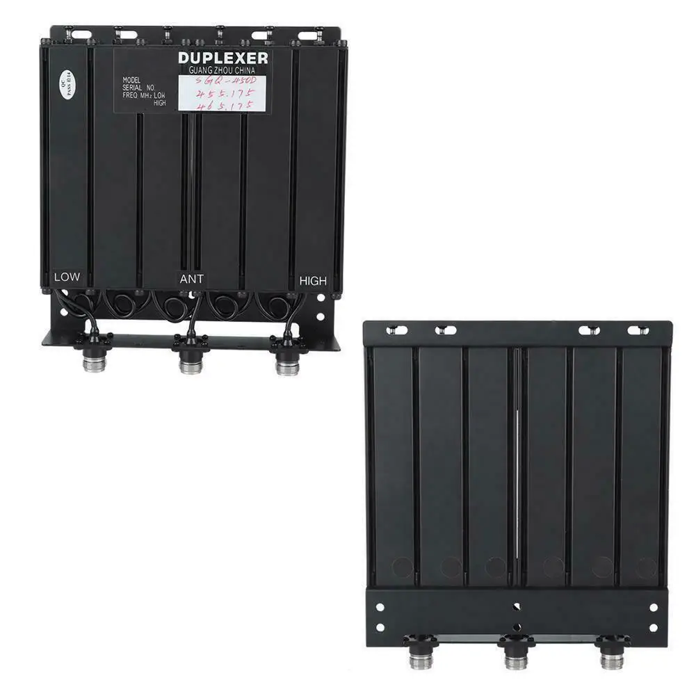 VHF UHF Duplexer 400-470MHz 50W Bandpass дуплексный низкий VSWR RF для двухстороннего