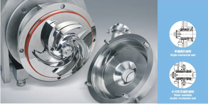 
Manufacturers selling high-quality sanitary gear pump stainless steel food-grade liquid transfer centrifugal pump 