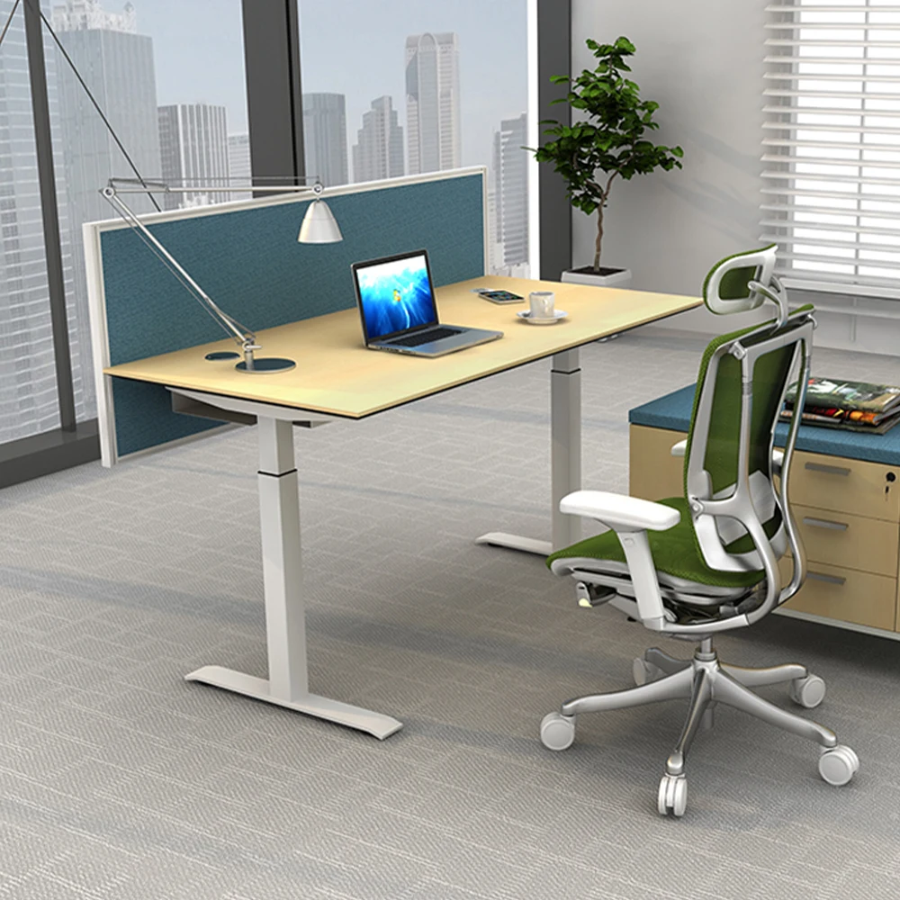 3-я ступенями Электрический парта с регулировкой высоты офисная мебель регулируемая по высоте стоя компьютерный стол