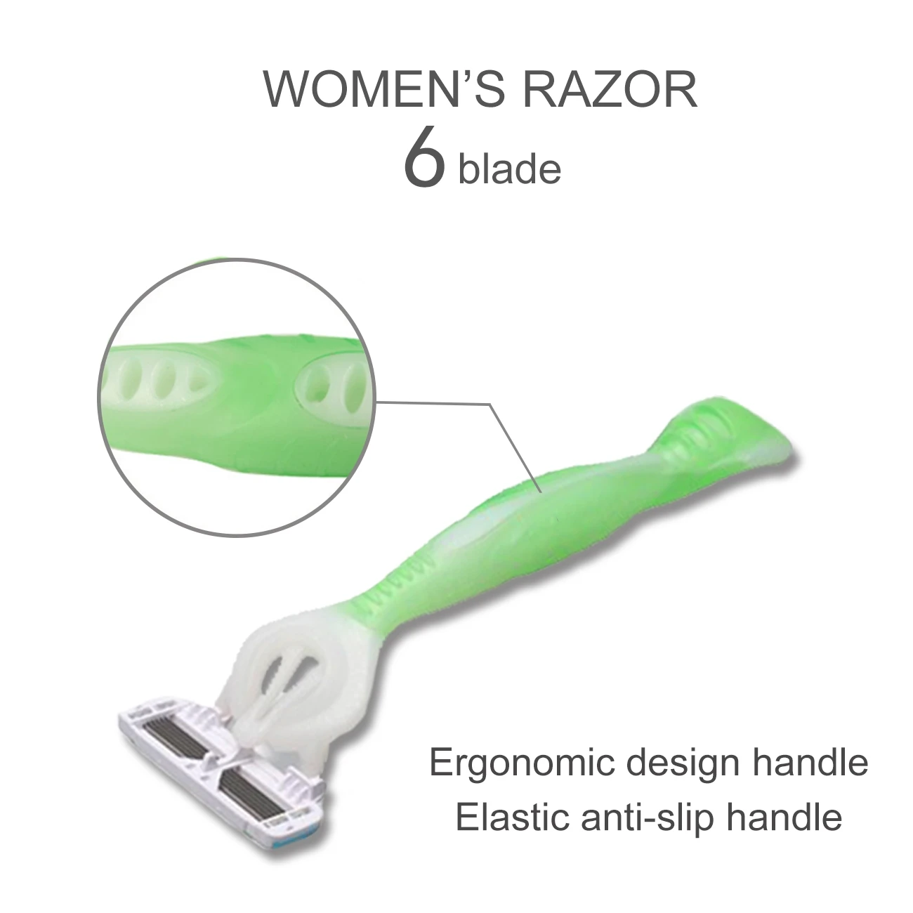 Woman Manual shaving knife 1 pieces Rubber Umbrella Handle ladies shaving razor